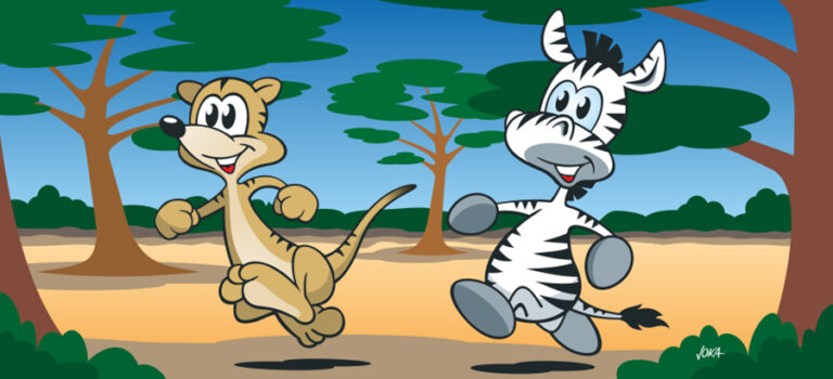 cartoons tierisch aktiv
